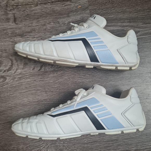 Prada Race Track low-top Logo Leather Sneakers size 37 - Picture 7 of 8